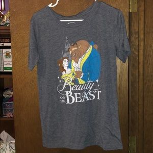Beauty and the beast graphic tee